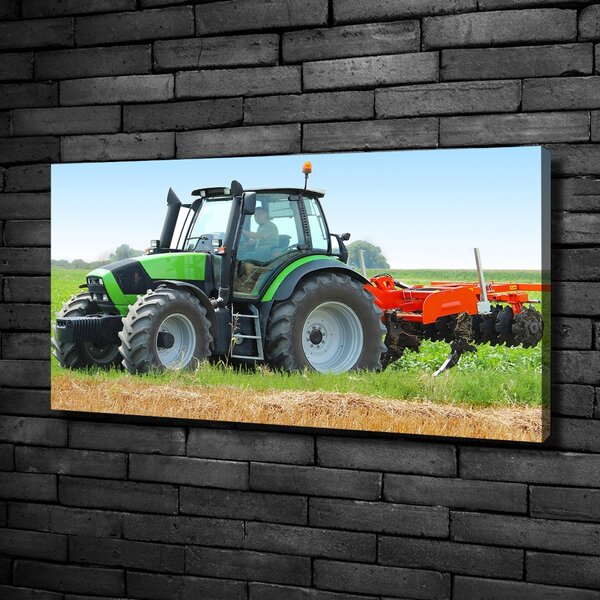 Foto obraz na plátně Traktor na poli oc-71871011