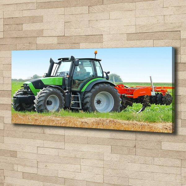 Foto obraz na plátně Traktor na poli oc-71871011