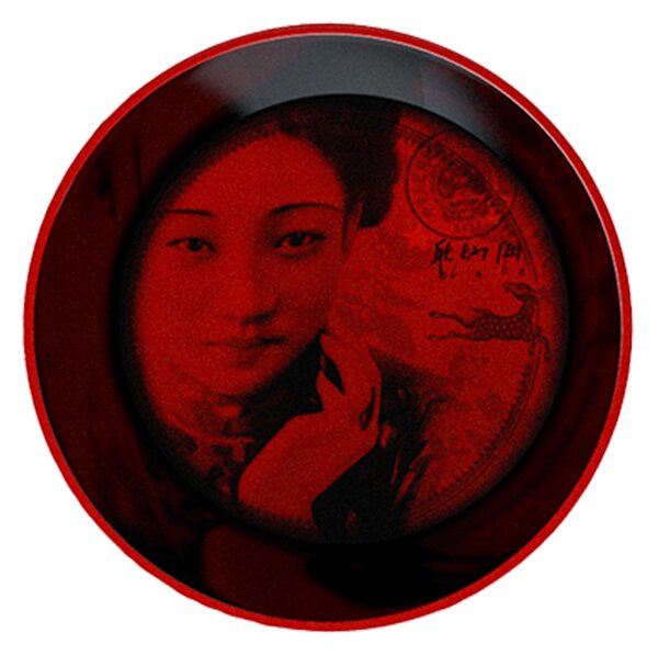 Ibride designové mísy a talíře Ming China Red