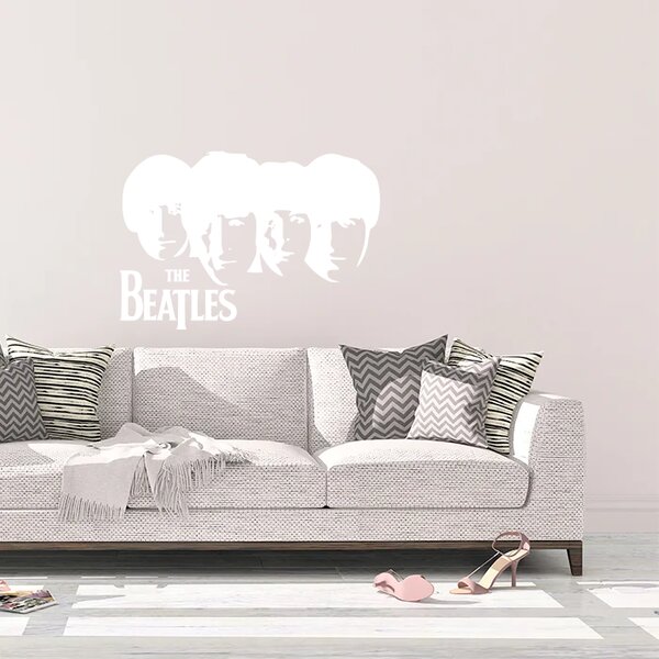 Sablio Samolepka na zeď: Beatles 2 - 60x41 cm