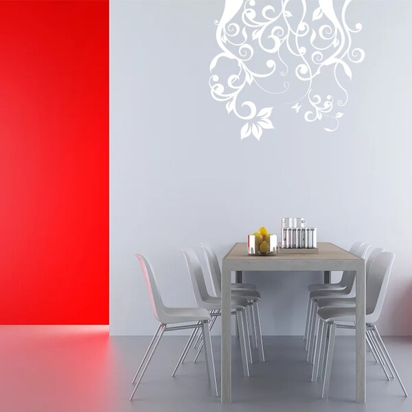 Sablio Samolepka na zeď: Ornament design 3 - 60x55 cm