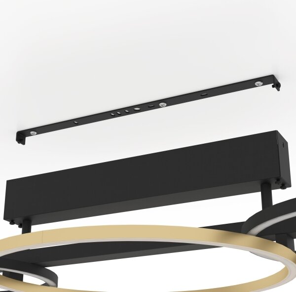Eglo 390086-LED Stmívatelný přisazený lustr LANACERA 2xLED/12,5W/230V +LED/15,5W