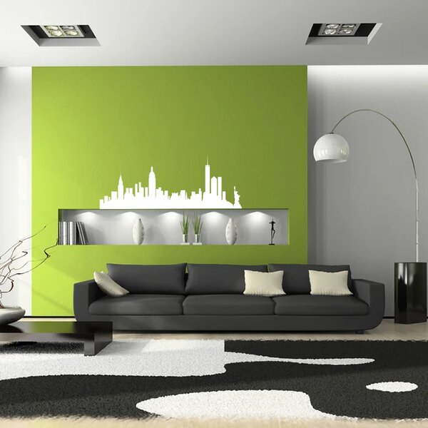Sablio Samolepka na zeď: Panorama New York 2 - 60x23 cm