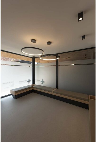 BIG WHITE SLV TRILEDO SQUARRE CL, stropní svítidlo, LED, 3000K, hranaté, černé matné, 38°, 6,2 W, vč. ovladače 113940