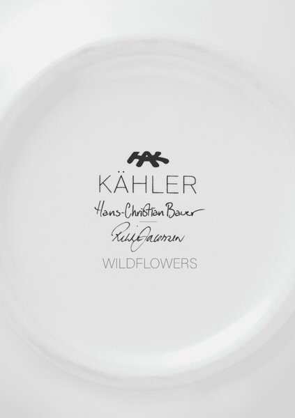 Porcelánová váza Hammershoi Summer Flowers 21 cm Kähler