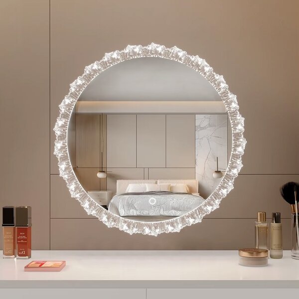 REA Dotykové nástěnné zrcadlo s LED osvětlením YH-3561 60 cm