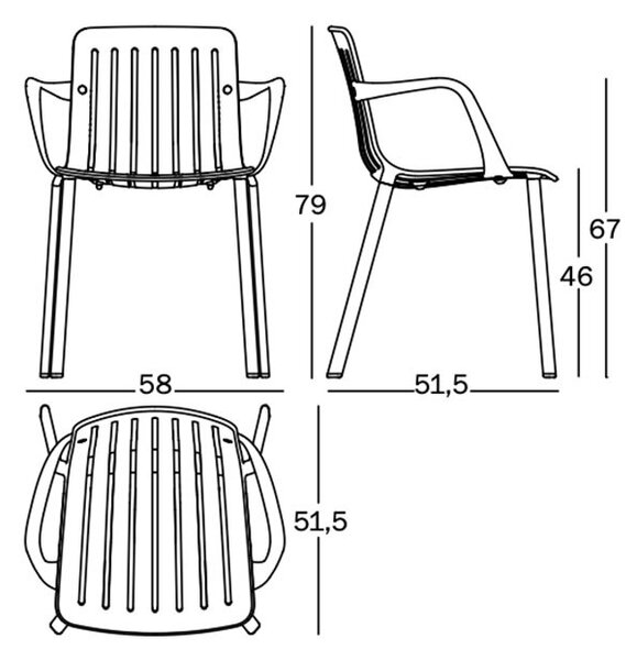 Magis designové židle Plato Armchair