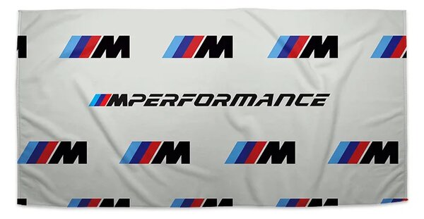 Sablio Ručník MPERFORMANCE bílý vzor - 30x50 cm