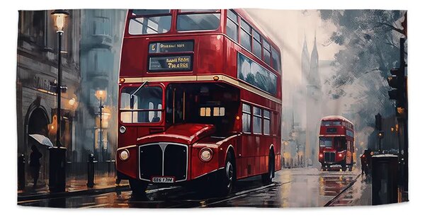Sablio Ručník Londýn Double-decker 2 - 30x50 cm
