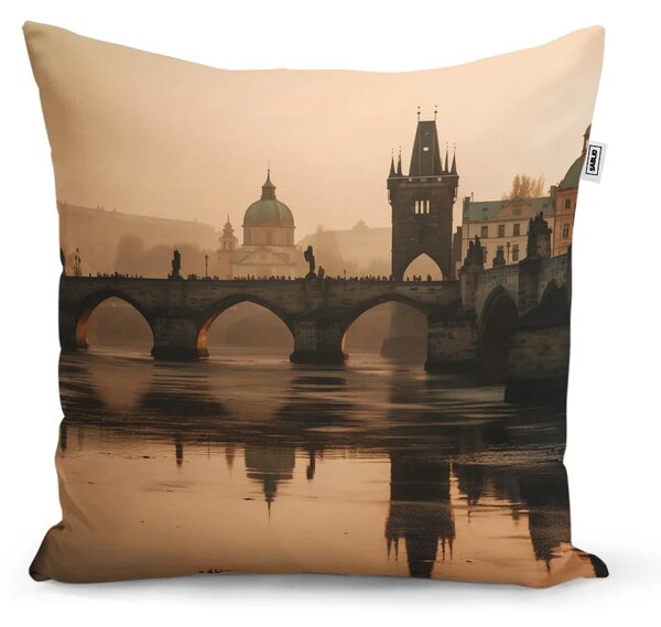 Sablio Polštář Praha Karlův most 1 - 40x40 cm