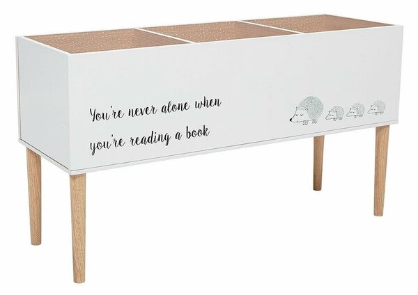 Bílá dětská knihovna 90x50 cm Salam – Bloomingville Mini
