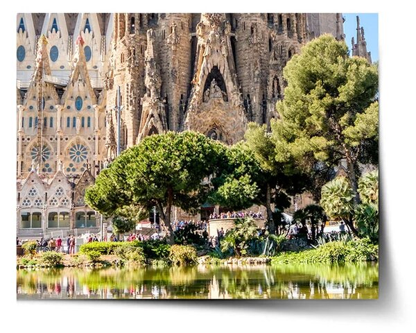 Sablio Plakát Barcelona Sagrada Familia - 60x40 cm