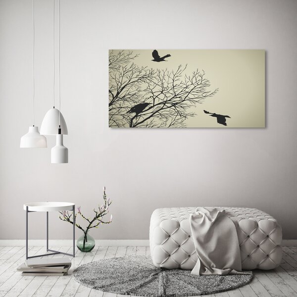 Moderní fotoobraz canvas na rámu Vrány na stromě oc-72229851