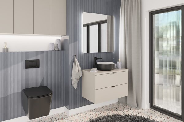 Skříňka pod umyvadlo DALIA Cashmere 82-80-46-2S | 80 cm