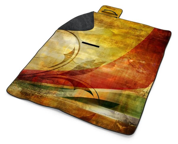 Sablio Plážová deka Retro motiv: 200x140 cm