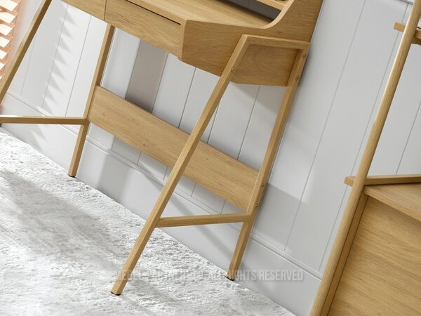 Minimalistický psací stůl RENO - dub