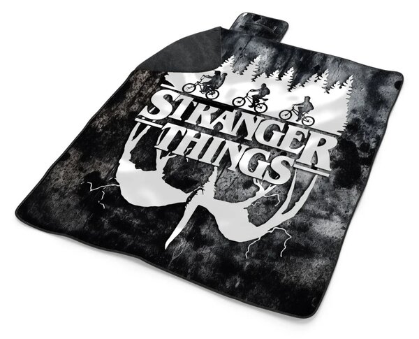Sablio Plážová deka Stranger Things White: 200x140 cm