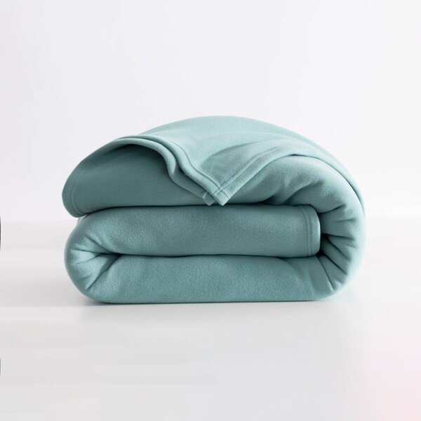 Fleecová přikrývka Thermotec® Ourson®, luxusní, 450g/m2 zelená mořská 180x220 cm