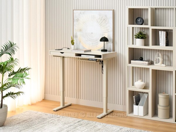 Pracovní stůl 100 HESOL - krémový