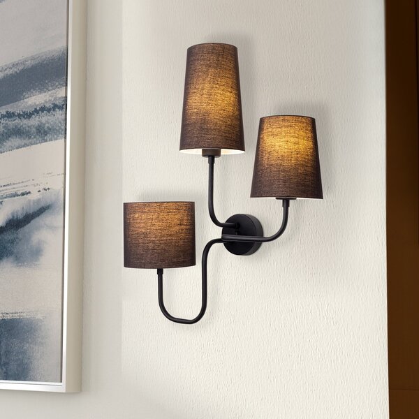 Opviq Nástěnná lampa Catal černá