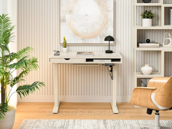 Pracovní stůl 100 HESOL - krémový