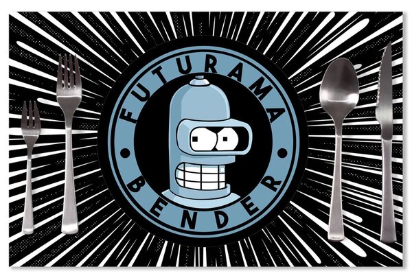 Sablio Prostírání Futurama Bender Vesmír: 40x30cm