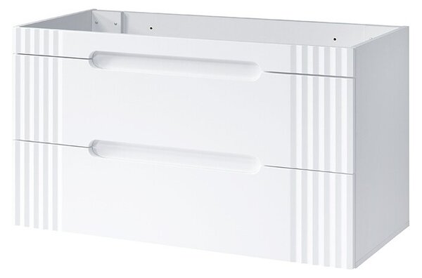 Comad Koupelnová skříňka Fiji Lava se zápustným umyvadlem 120 cm dub coast evoke/bílá