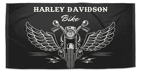 Sablio Ručník Harley-Davidson S křídly - 30x50 cm