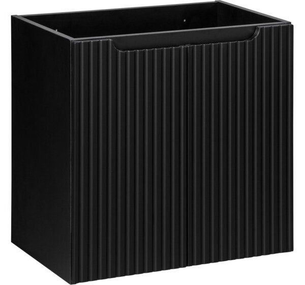 Comad Koupelnová sestava Nova Black Beyond 5 se skříňkami a umyvadly černá/dub evoke
