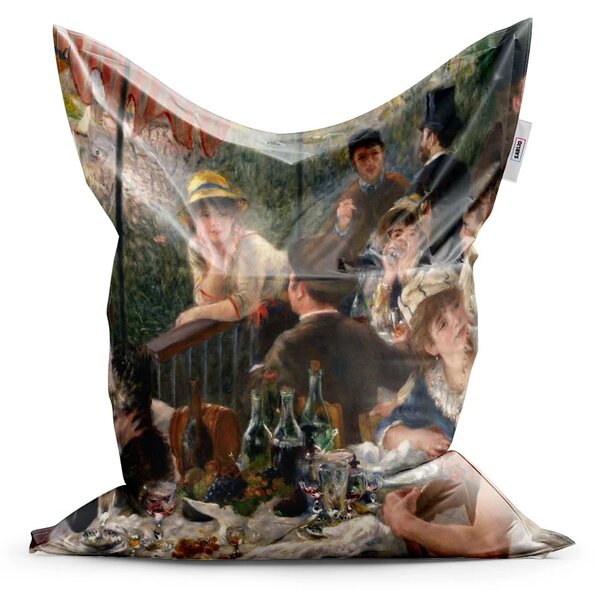 Sablio Sedací vak Snídaně veslařů - Auguste Renoir - 150x100 cm