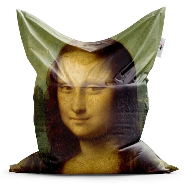 Sablio Sedací vak Mona Lisa - Leonardo da Vinci - 150x100 cm