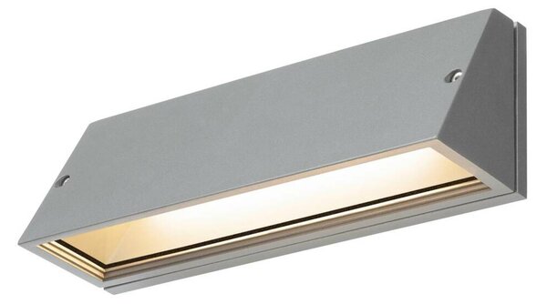 BIG WHITE SLV PEMA WL venkovní nástěnné svítidlo LED, Šedá CCT přepínač 3000/4000K 1003454