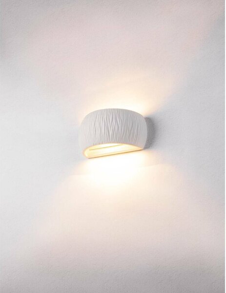 BIG WHITE SLV PLASTRA WL CURVED CUTRAIN vnitřní nástěnné přisazené svítidlo QT-DE12 bílá 1004732