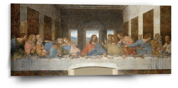 Sablio Obraz Poslední večeře - Leonardo da Vinci - 110x50 cm