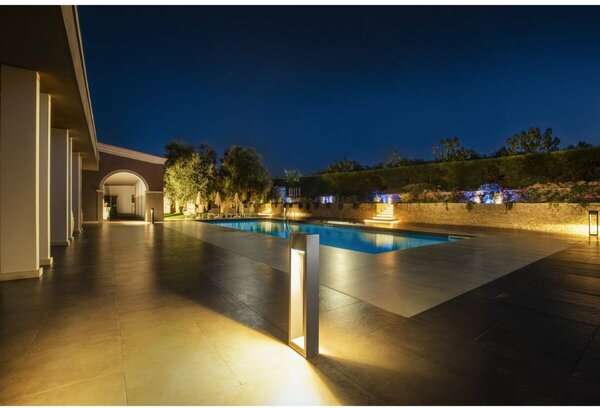 BIG WHITE SLV QUAD POLE Outdoor, stojací LED svítidlo, 3000K, antracitové 1003001