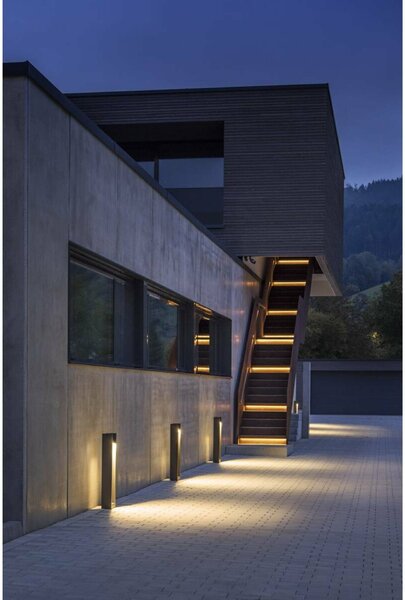 BIG WHITE SLV QUAD POLE Outdoor, stojací LED svítidlo, 3000K, antracitové 1003001