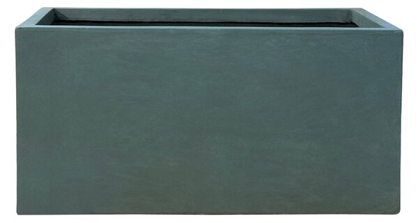 Betonový květináč Horizon (79 x 37 x 37 cm) - Tmavě zelená XXL (79 x 37 x 37 cm)