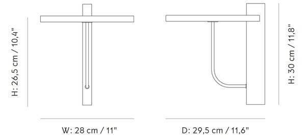 Audo Copenhagen designové police Corbel Shelf