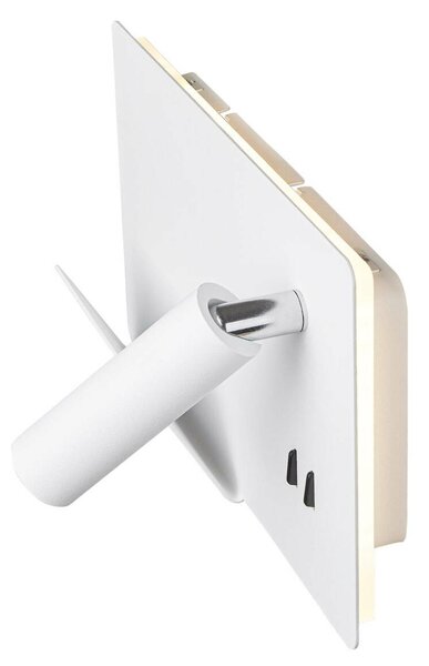 BIG WHITE SLV SOMNILA SPOT vnitřní nástěnné svítidlo LED 3000K, bílá, verze vlevo vč. USB přípojky 1003457