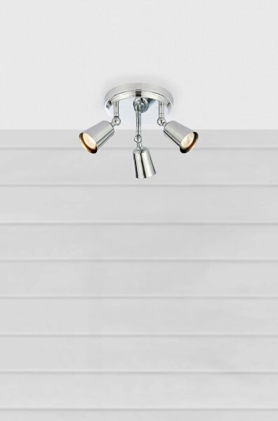 Markslöjd 108981 - Bodové svítidlo TINY 3xGU10/7W/230V lesklý chrom