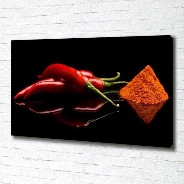 Foto obraz na plátně Chilli a cayenne oc-72959251