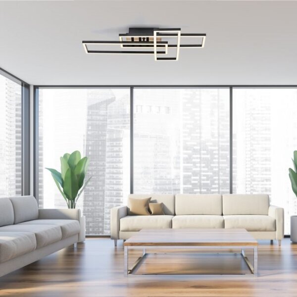 JUST LIGHT. 14051-79 - LED Stropní svítidlo AKUSTIKA LED/20,5W/230V dub/černá