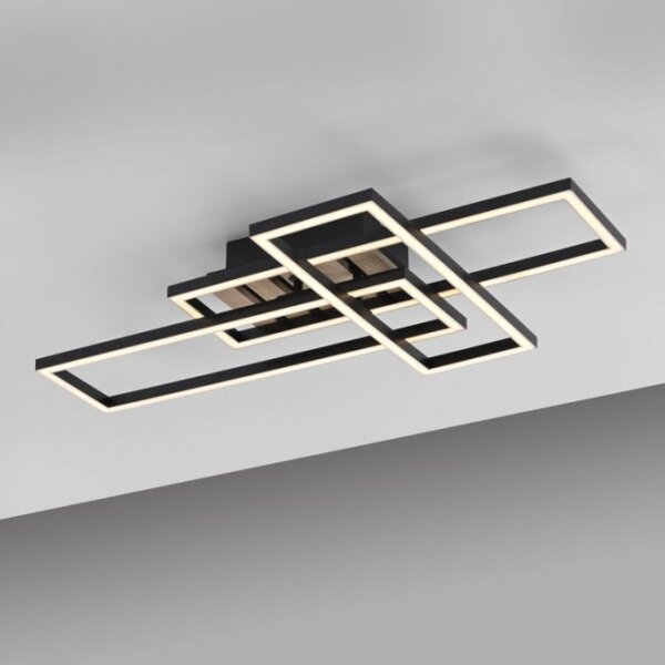 JUST LIGHT. 14051-79 - LED Stropní svítidlo AKUSTIKA LED/20,5W/230V dub/černá