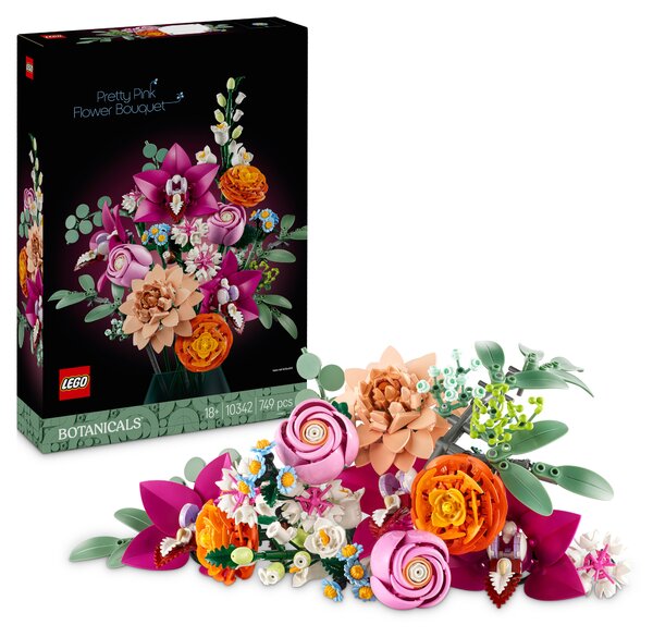 LEGO® Botanicals 10342 Krásná kytice růžových květin