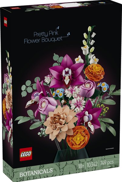 LEGO® Botanicals 10342 Krásná kytice růžových květin
