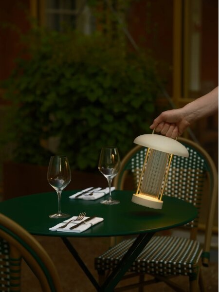 Nordlux - LED Stmívat. nabíjecí dotyková stolní lampa MIRANO LED/3W/3,7V béžová