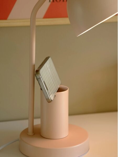 Nordlux - Stolní lampa DEVONE 1xE27/15W/230V růžová