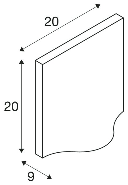 BIG WHITE SLV VILUA II WL venkovní nástěnné nástavbové svítidlo antracit, 3000K IP54 100° 810lm 1002504