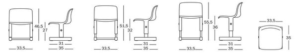 Magis Me Too designové dětské židle Little Big Chair