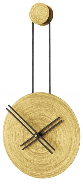 Mclocks Designové nástěnné hodiny INF3001 Infinity antique gold-black 65cm